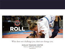 Tablet Screenshot of evolvetrainingcenter.com